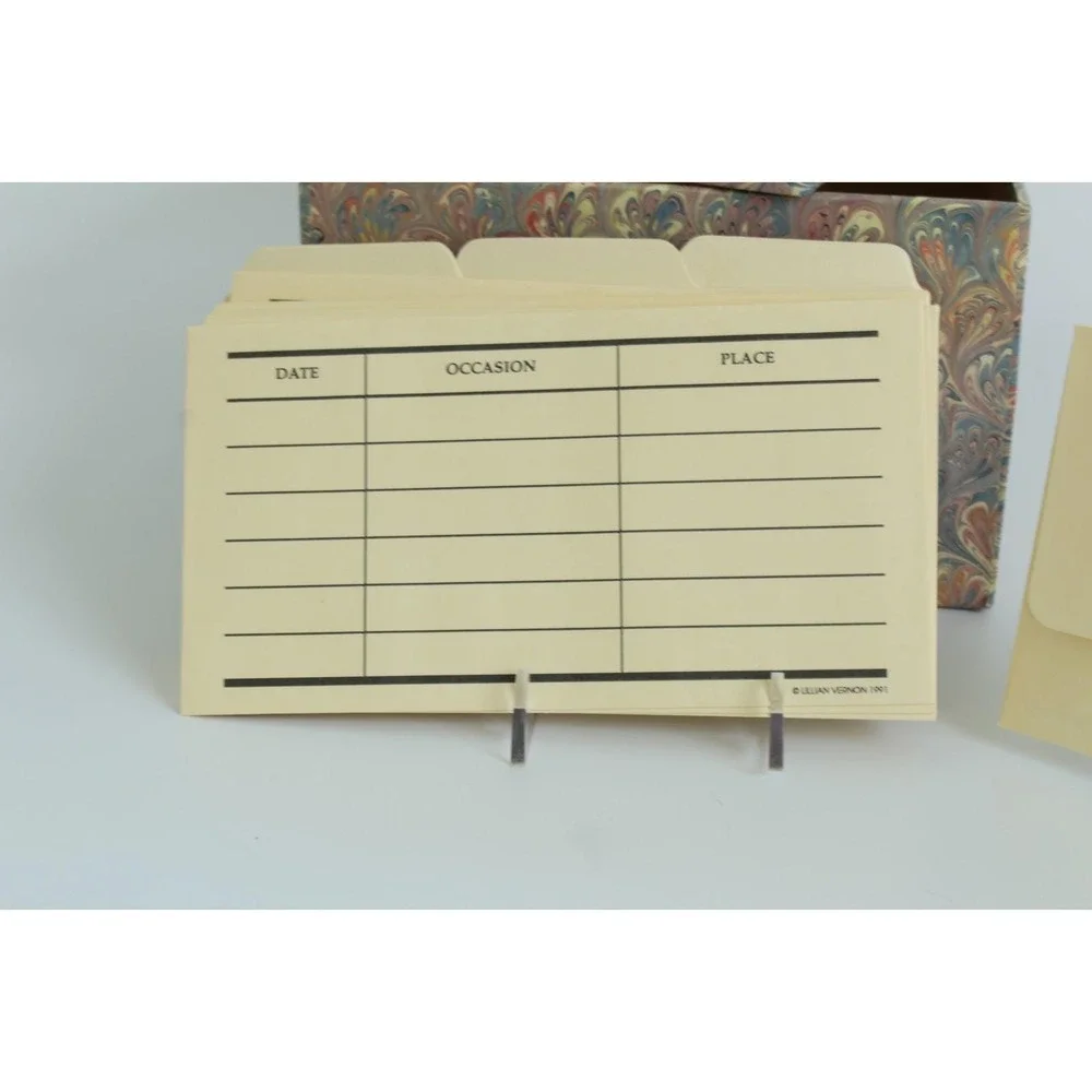 Vintage 90s Ephemera‎ Photo Film Storage File System